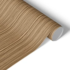 Okleina meblowa Brązowe linie 50x100 Folia samoprzylepna Drewno DIY