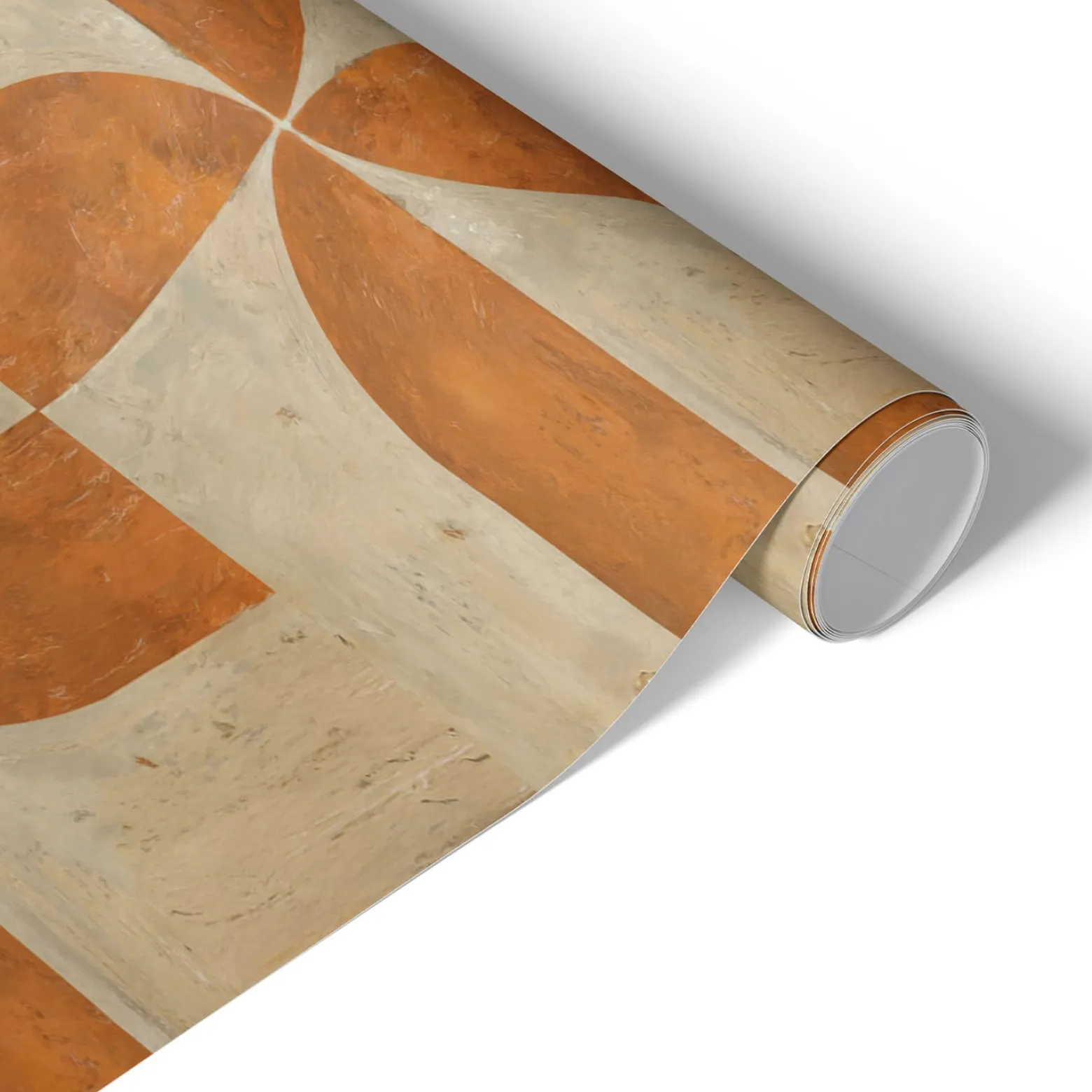 Okleina meblowa Pomarańczowe kształty 50x100 Folia samoprzylepna