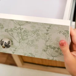 Okleina meblowa Subtelne liście 50x100 Folia samoprzylepna Laminat