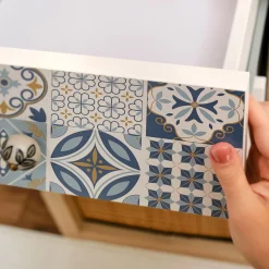Okleina meblowa Złote akcenty 50x100 Folia samoprzylepna Glamour