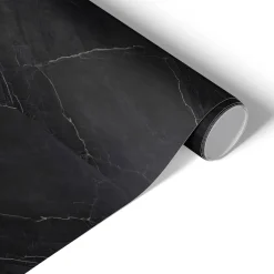 Okleina na meble Ciemny marmur 50x100 Folia samoprzylepna Blat Mat