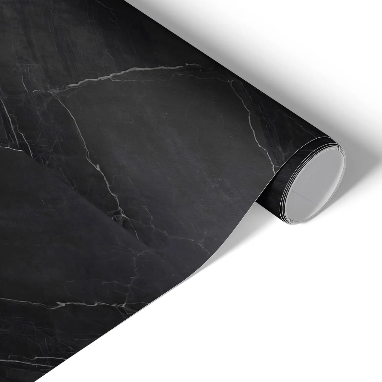 Okleina na meble Ciemny marmur 50x100 Folia samoprzylepna Blat Mat