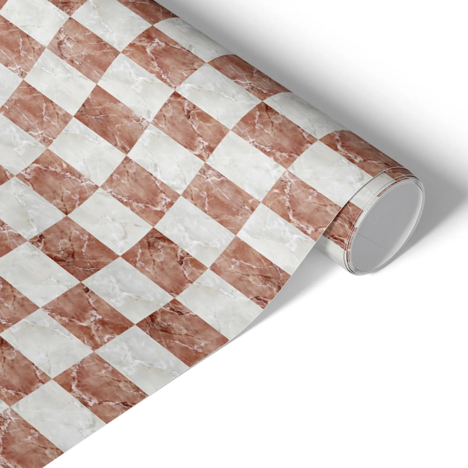 Okleina na meble Marmurowa kratka 50x100 Folia samoprzylepna Blat