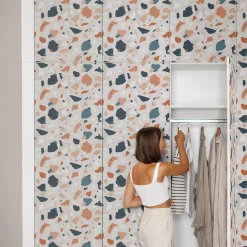 Okleina na meble Nieregularne plamy 50x100 Folia samoprzylepna Mat