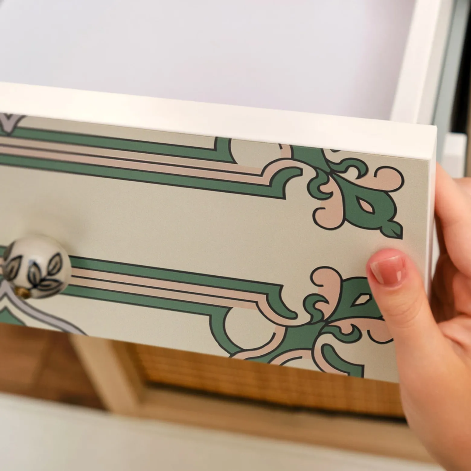 Okleina na meble Subtelne kolory 50x100 Folia samoprzylepna Mat DIY