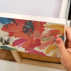 Okleina na meble Żywe kwiaty 50x100 Folia samoprzylepna Kolor DIY