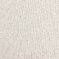 Okrągła pufa biała KAYDI boucle, Ø 35 cm