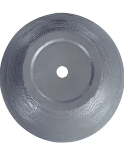 Okrągła szara donica ogrodowa 50x50x39 cm