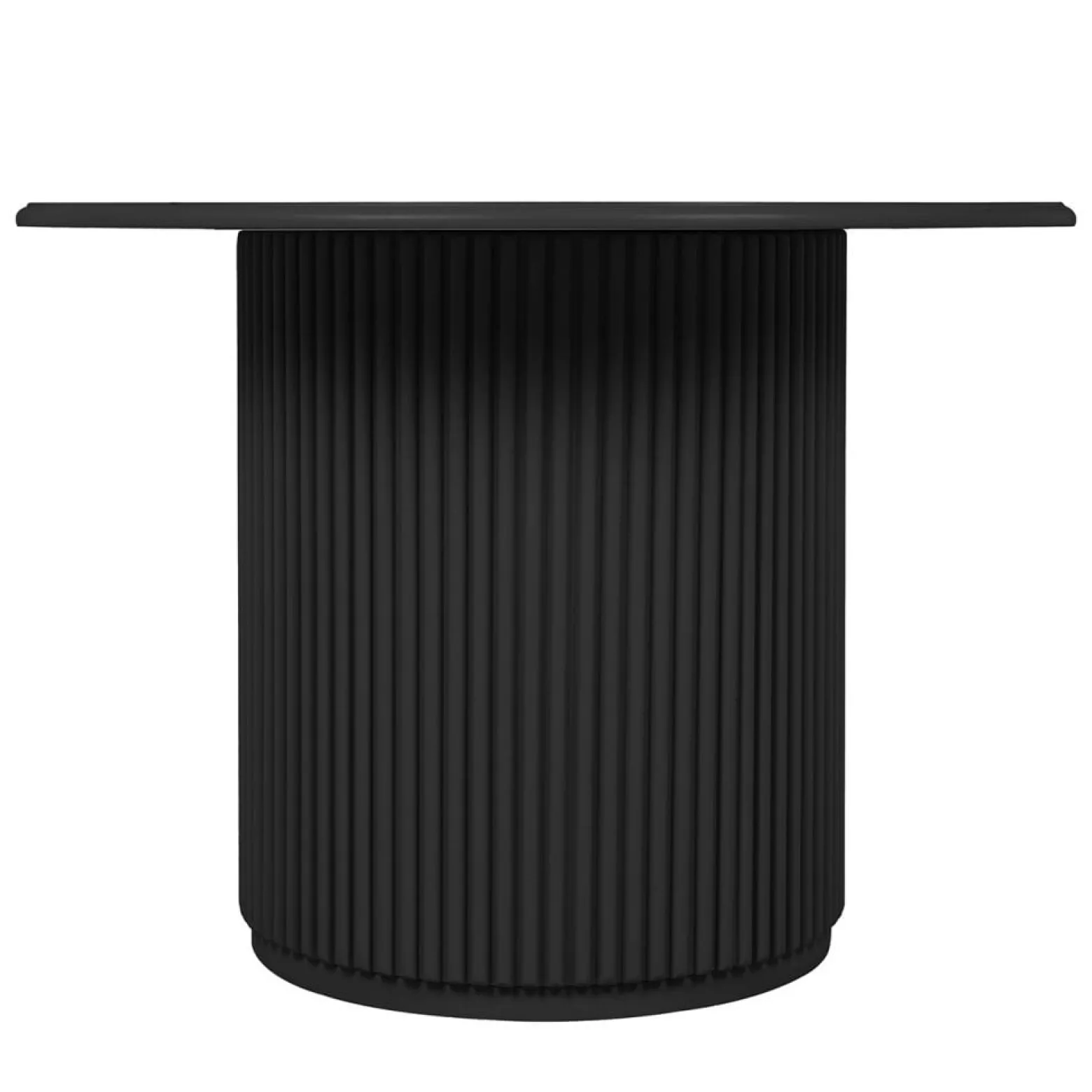 Okrągły stolik kawowy ROMA 60cm czarny do salonu kawowy