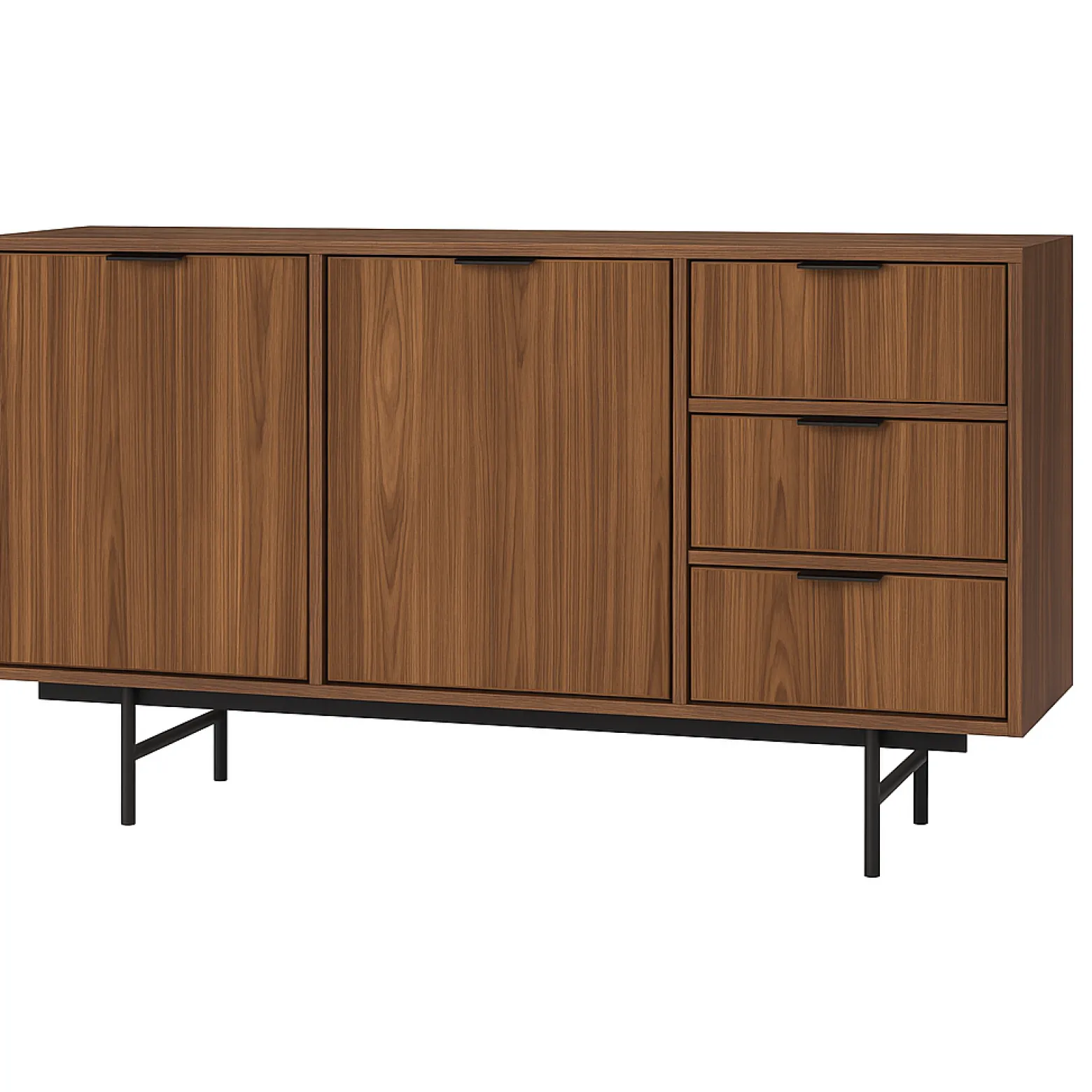 Orzech Warmia komoda 150cm szuflady 2d3sz EDEN KM