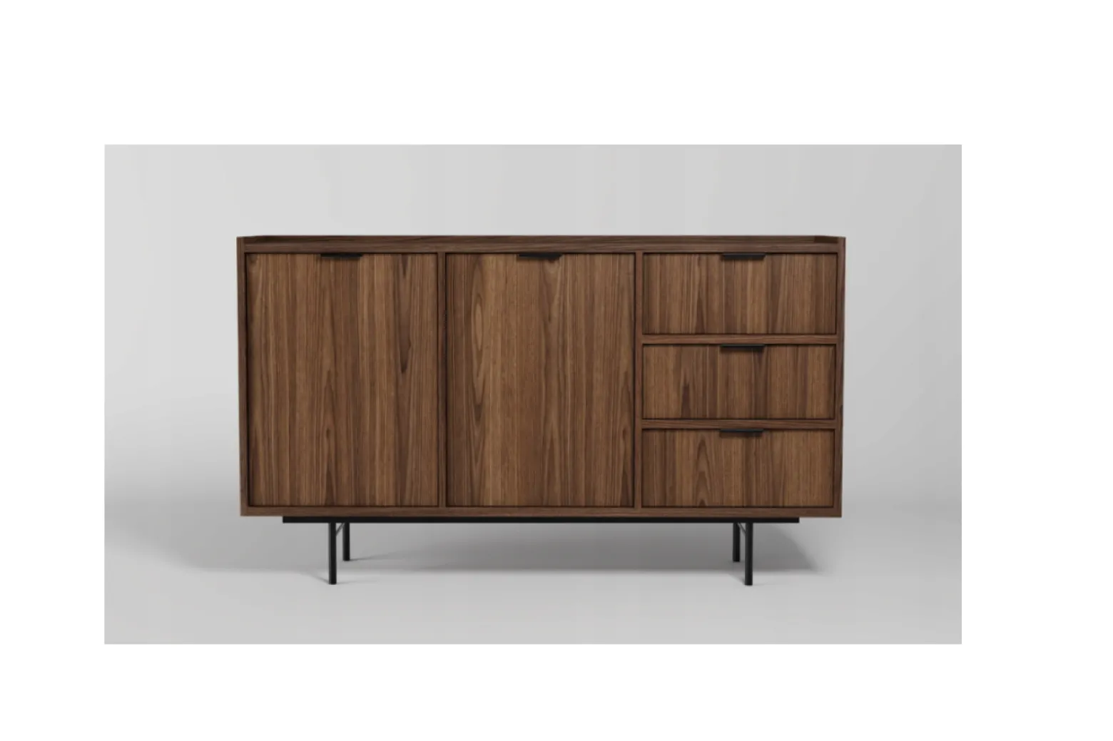 Orzech Warmia komoda 150cm szuflady 2d3sz EDEN KM