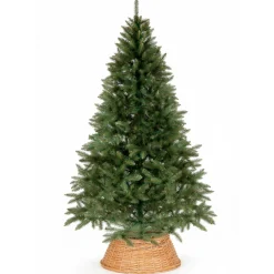 Osłona na stojak pod choinkę, wiklinowa 58 cm kosz jasnobrązowy