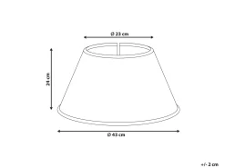 Osłona pod choinkę trawa morska 43 cm naturalny z białym