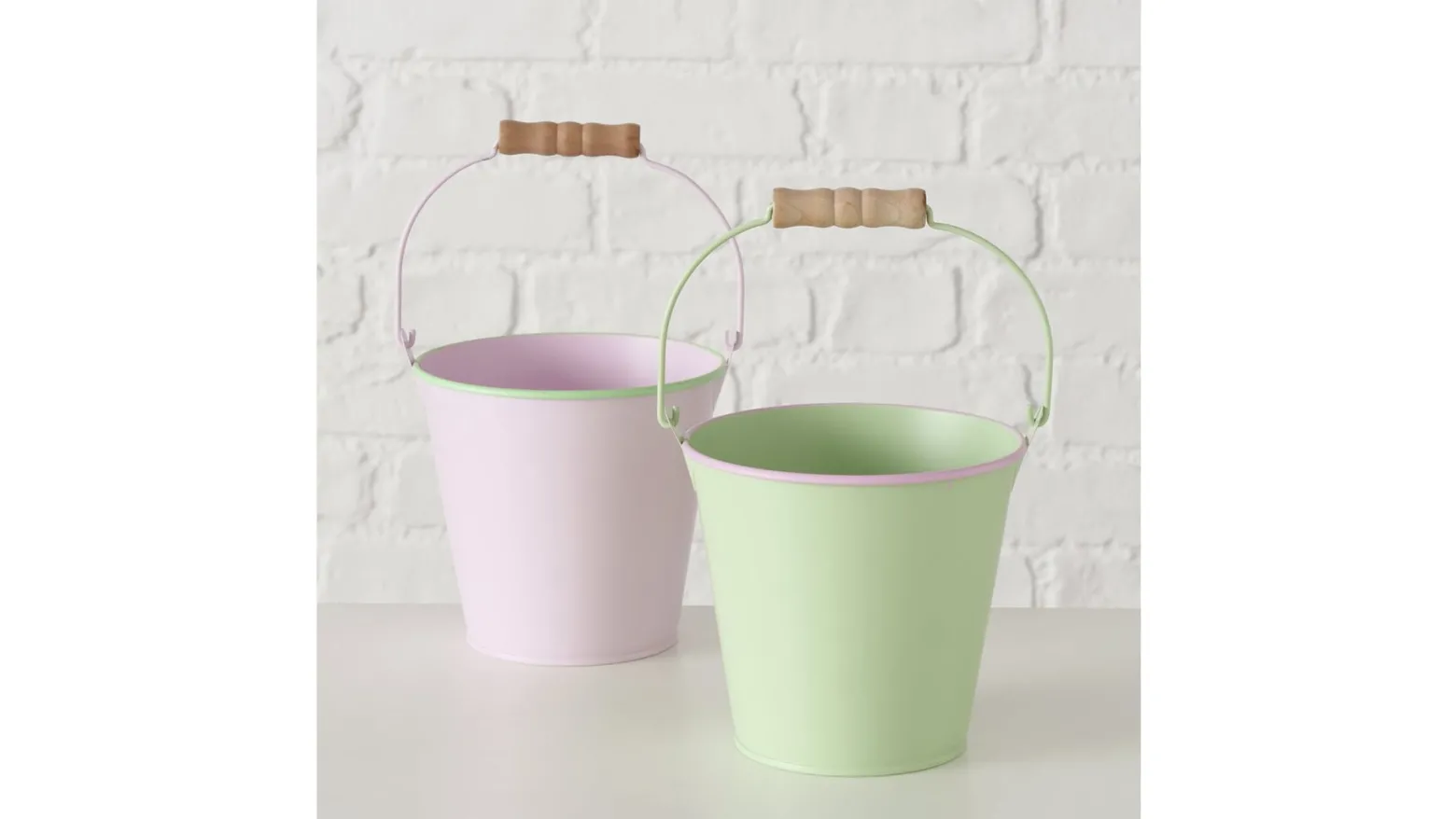 Osłonka na doniczkę Suna metalowa 14.5 cm mix kolorów