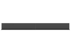 Oświetlenie LED z półką 225 cm do kuchni Milino czarna