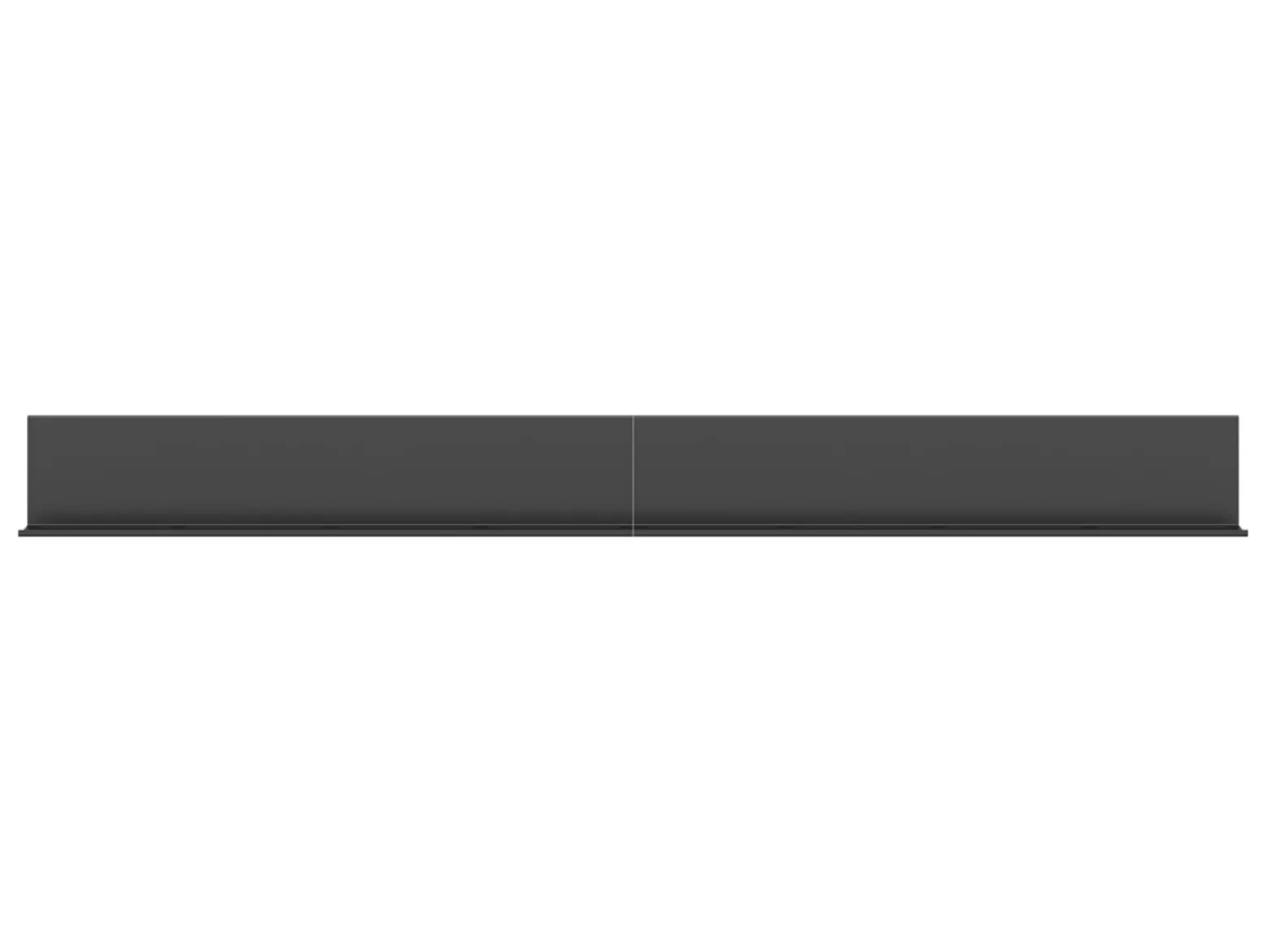 Oświetlenie LED z półką 225 cm do kuchni Milino czarna