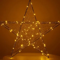 Oświetlenie świąteczne 100 LED gwiazda biały ciepły