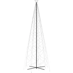 Ozdoba w kształcie choinki Biały 500 x 160 cm vidaXL