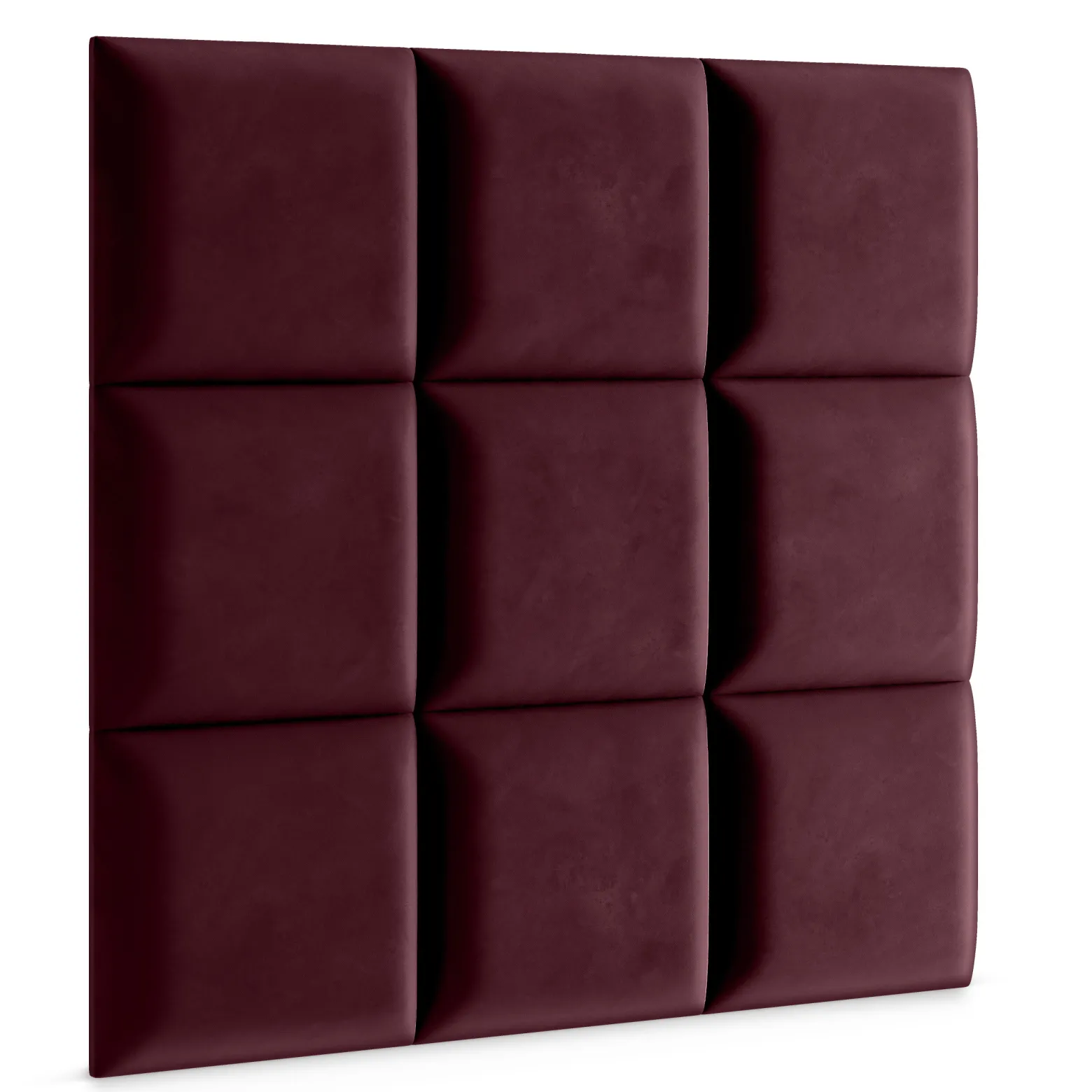 Panel Tapicerowany Bordowy 30x30cm
