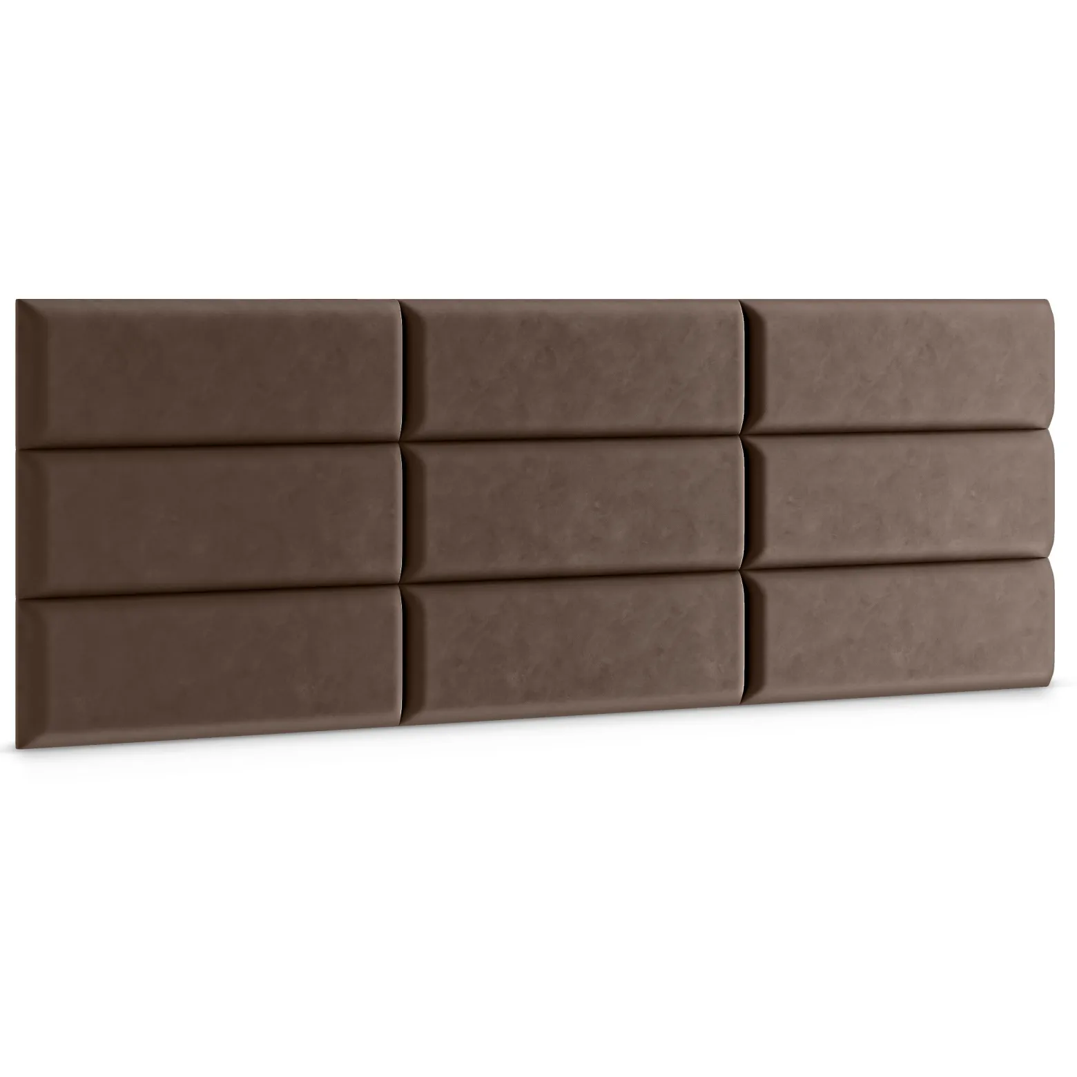 Panel Tapicerowany Brązowy 50x15cm