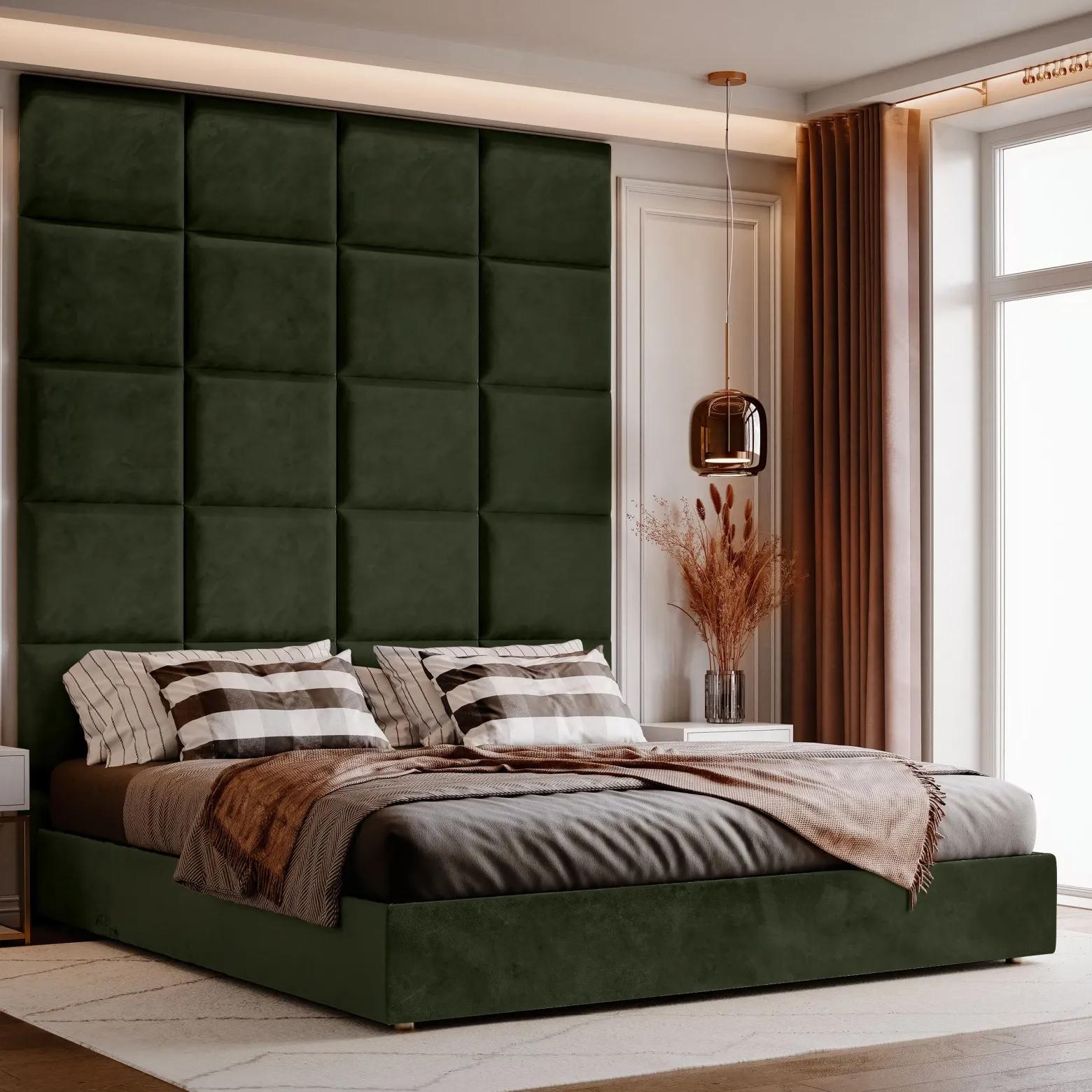 Panel Tapicerowany Khaki 60x40cm