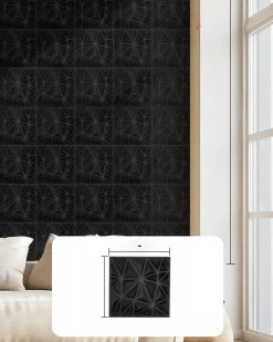 Panele Ścienne 3D - Czarne Diamenty 2.97 m²
