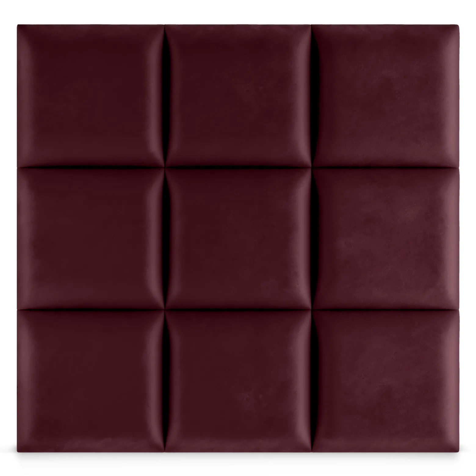 Panel Tapicerowany Bordowy 30x30cm