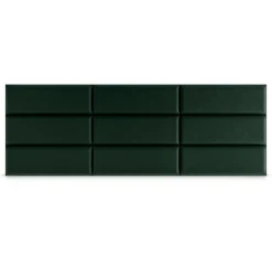 Panel Tapicerowany Butelkowa Zieleń 50x15cm