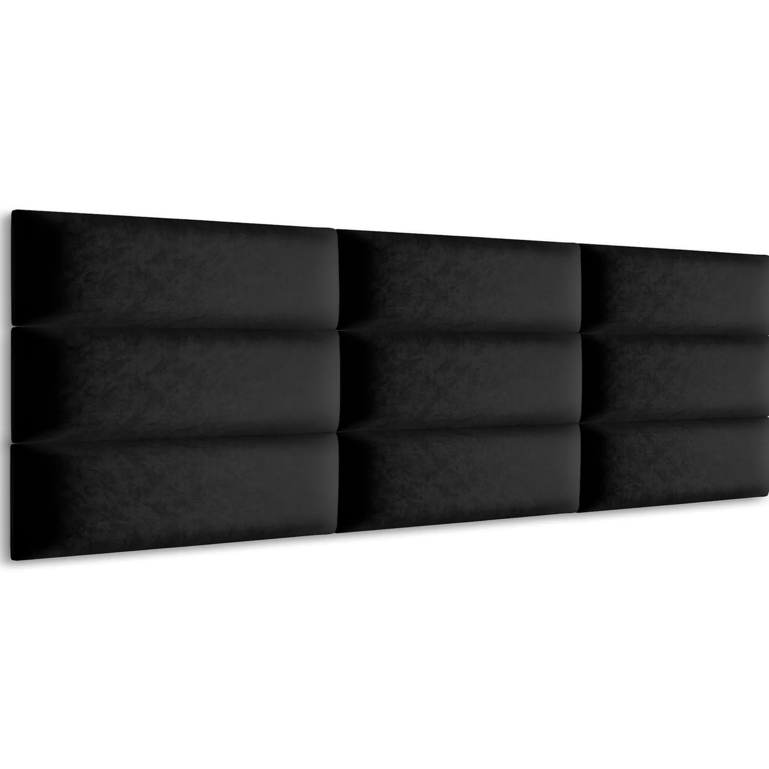 Panel Tapicerowany Czarny 60x20cm