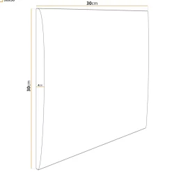 Panel tapicerowany Mono 30x30