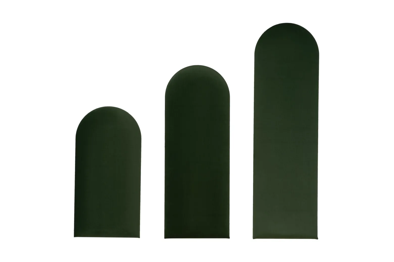 Panel Tapicerowany Płotek Komvortowy 100X30 Cm Zielony Smart Velvet Ścienny
