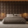 Panel Tapicerowany Prostokąt Komvortowy 30X70 Cm Brązowy Smart Velvet