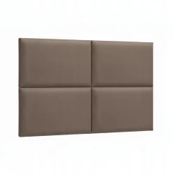 Panel Tapicerowany Prostokąt Komvortowy 60X40 Cm Szary Smart Velvet