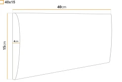 Panel tapicerowany 40x15