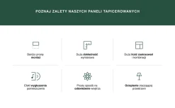 Panel tapicerowany 70x30
