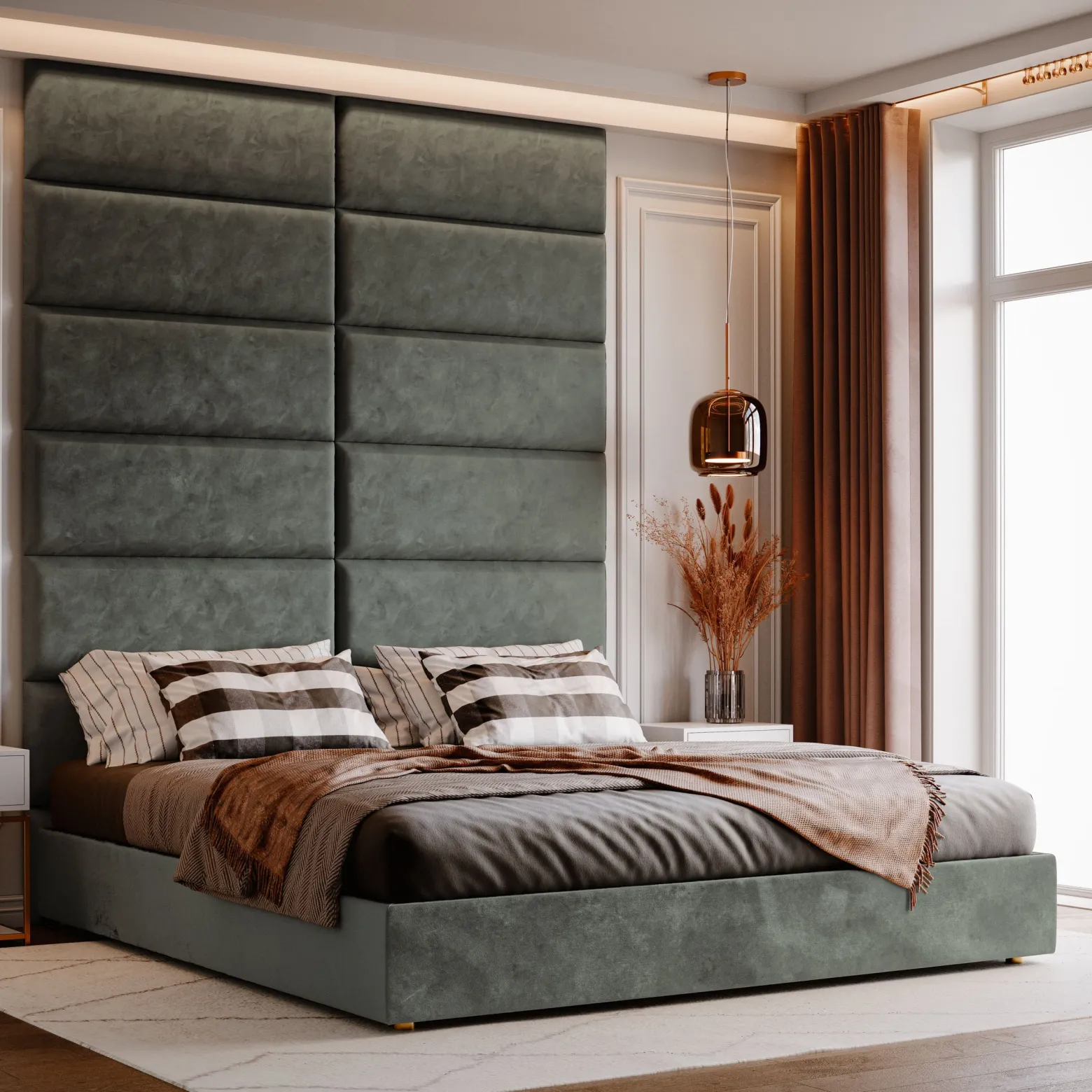 Panel Tapicerowany 50x15cm Magic Velvet 2241