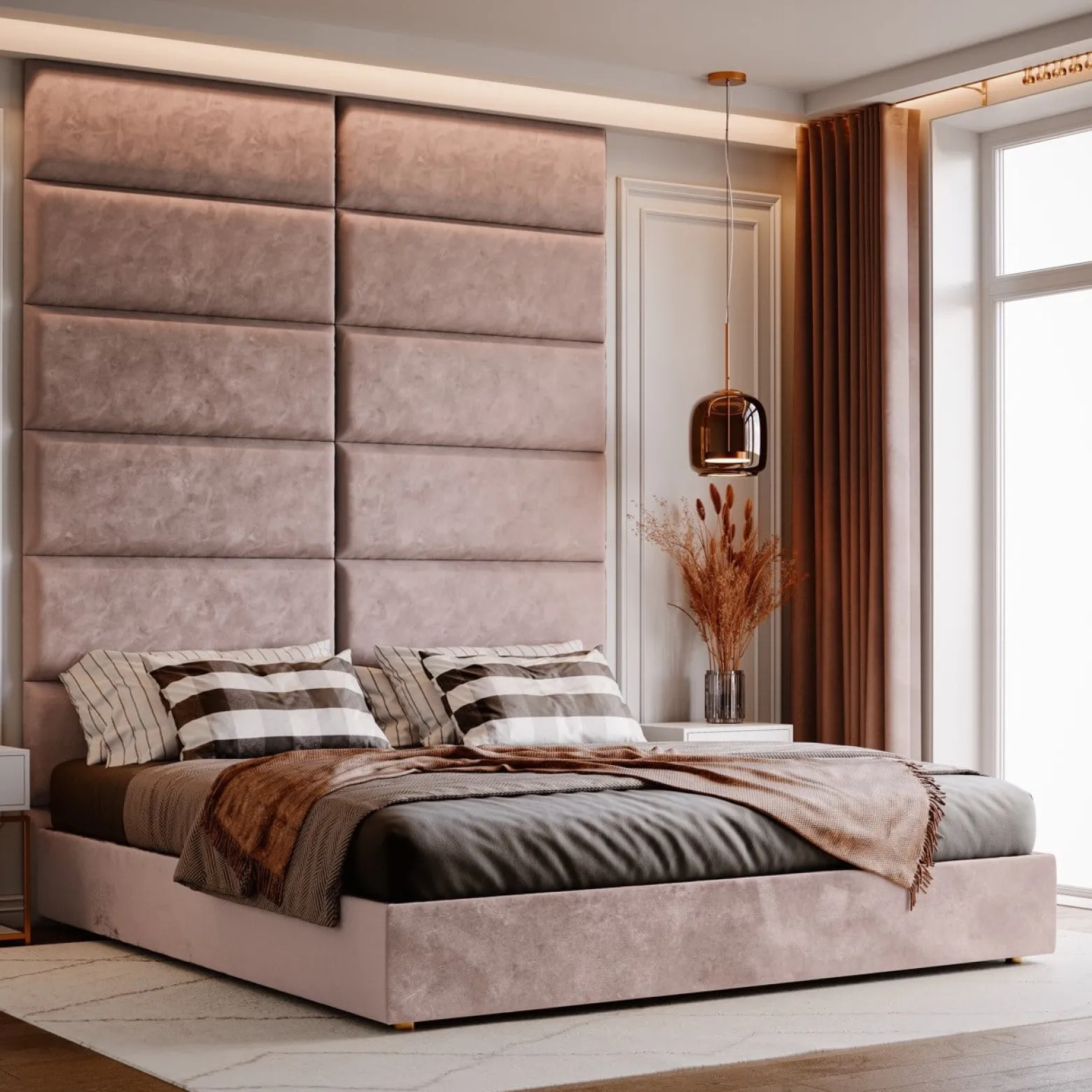 Panel Tapicerowany 50x15cm Magic Velvet 2253