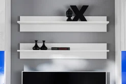 Pan Igiełka - Zestaw Mebli Komplet - Meblościanka RTV z Witrynami LED RGB
