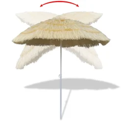 Parasol ogrodowy Beż vidaXL
