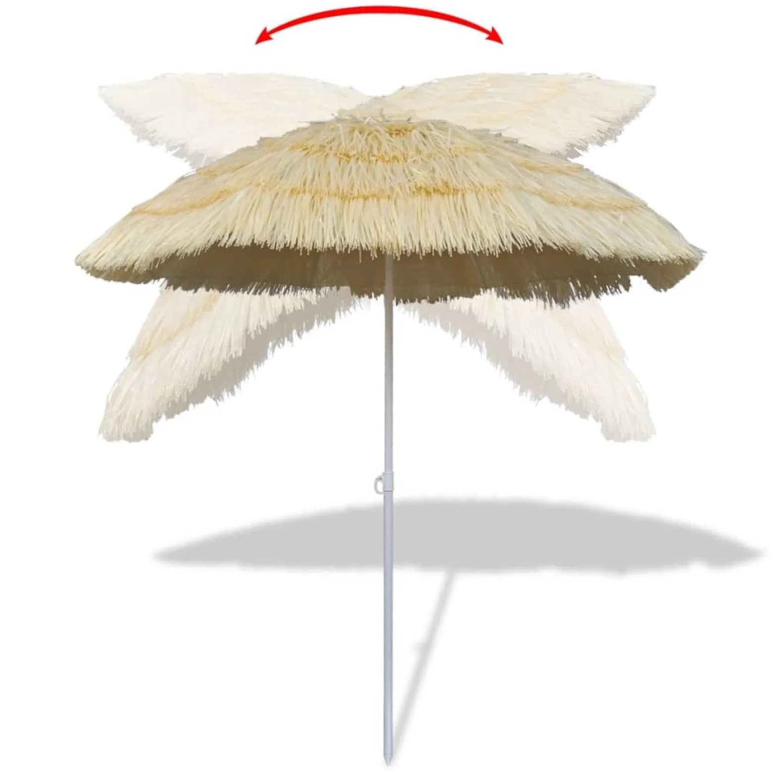 Parasol ogrodowy Beż vidaXL