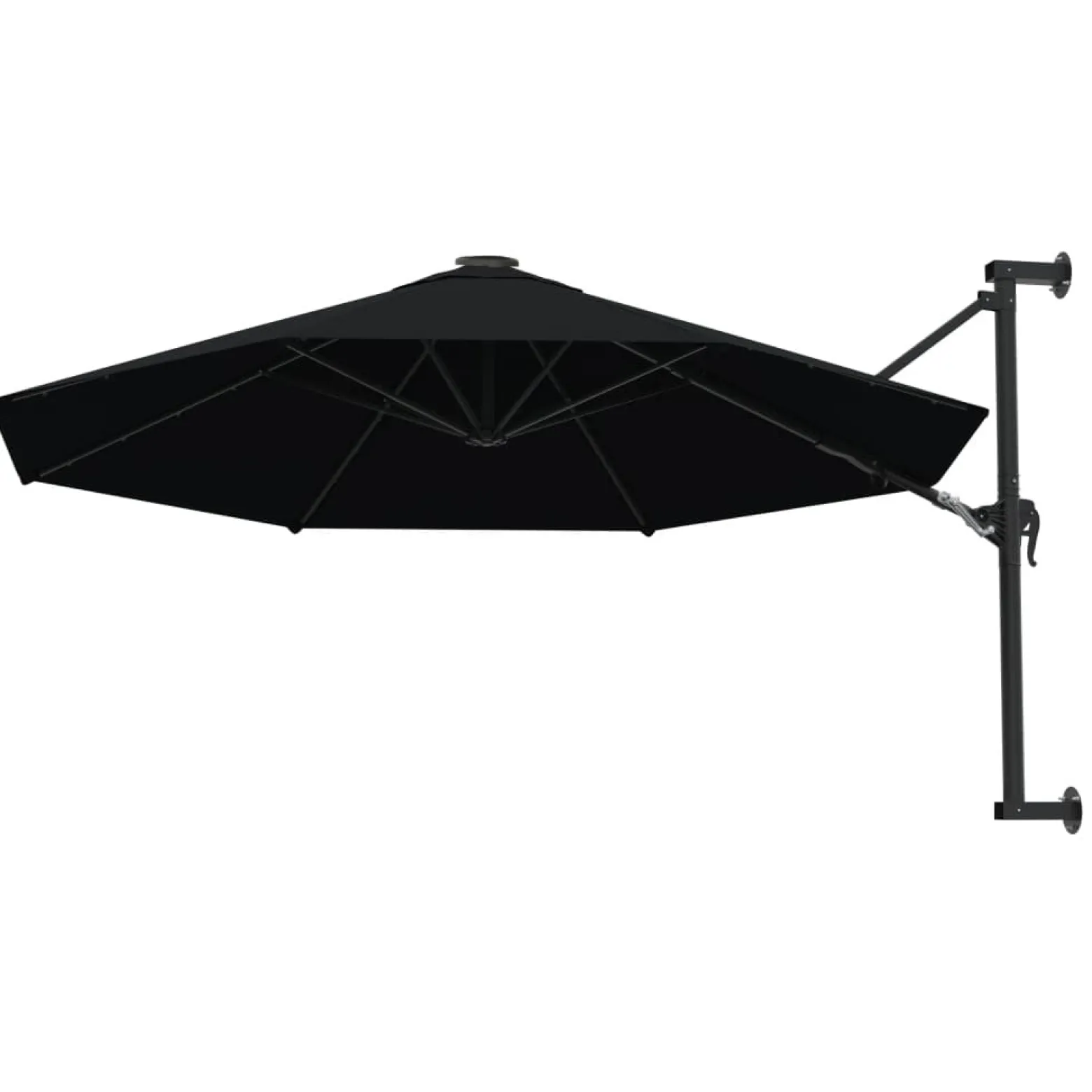 Parasol ogrodowy Czarny vidaXL