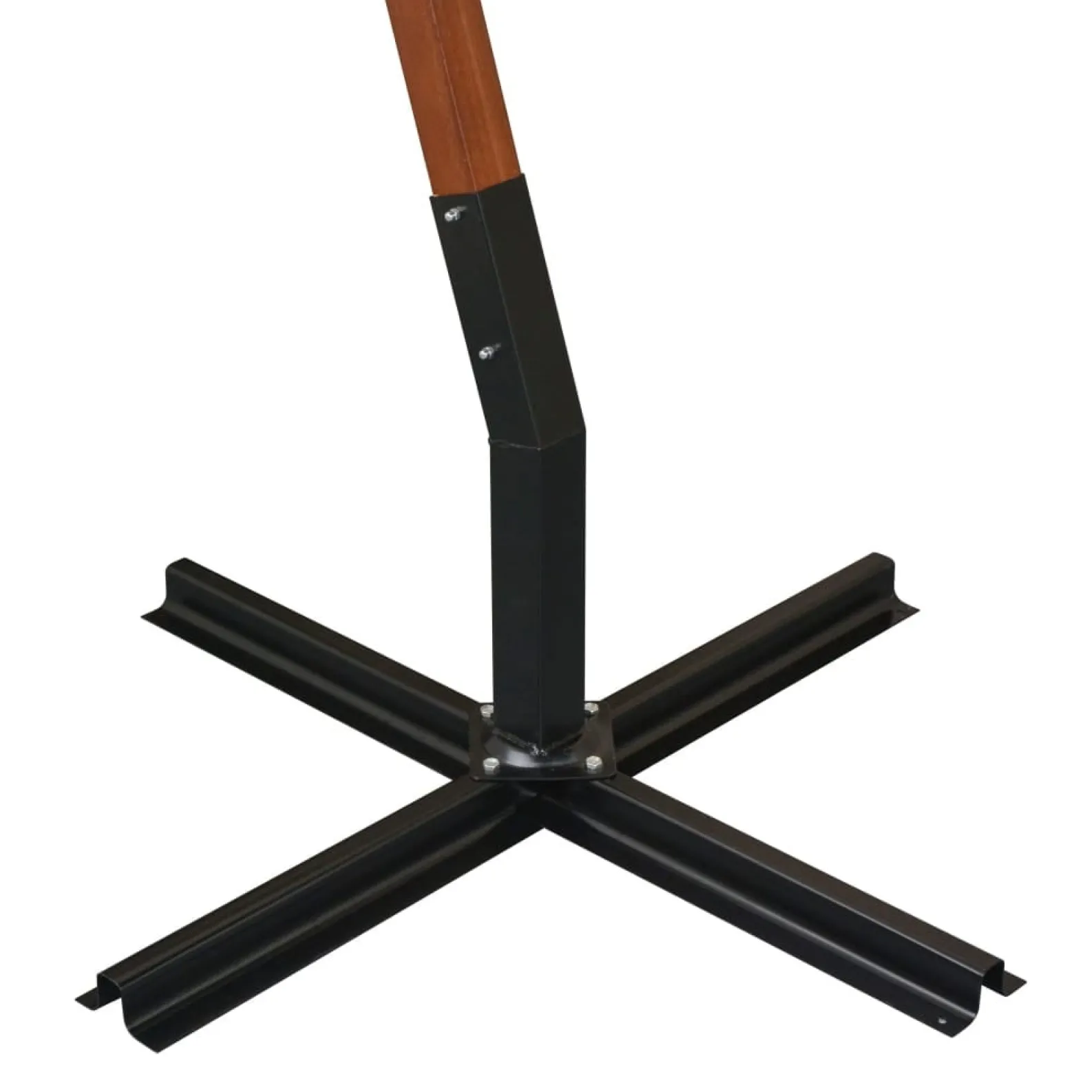 Parasol ogrodowy Czarny 3 x 3 m vidaXL