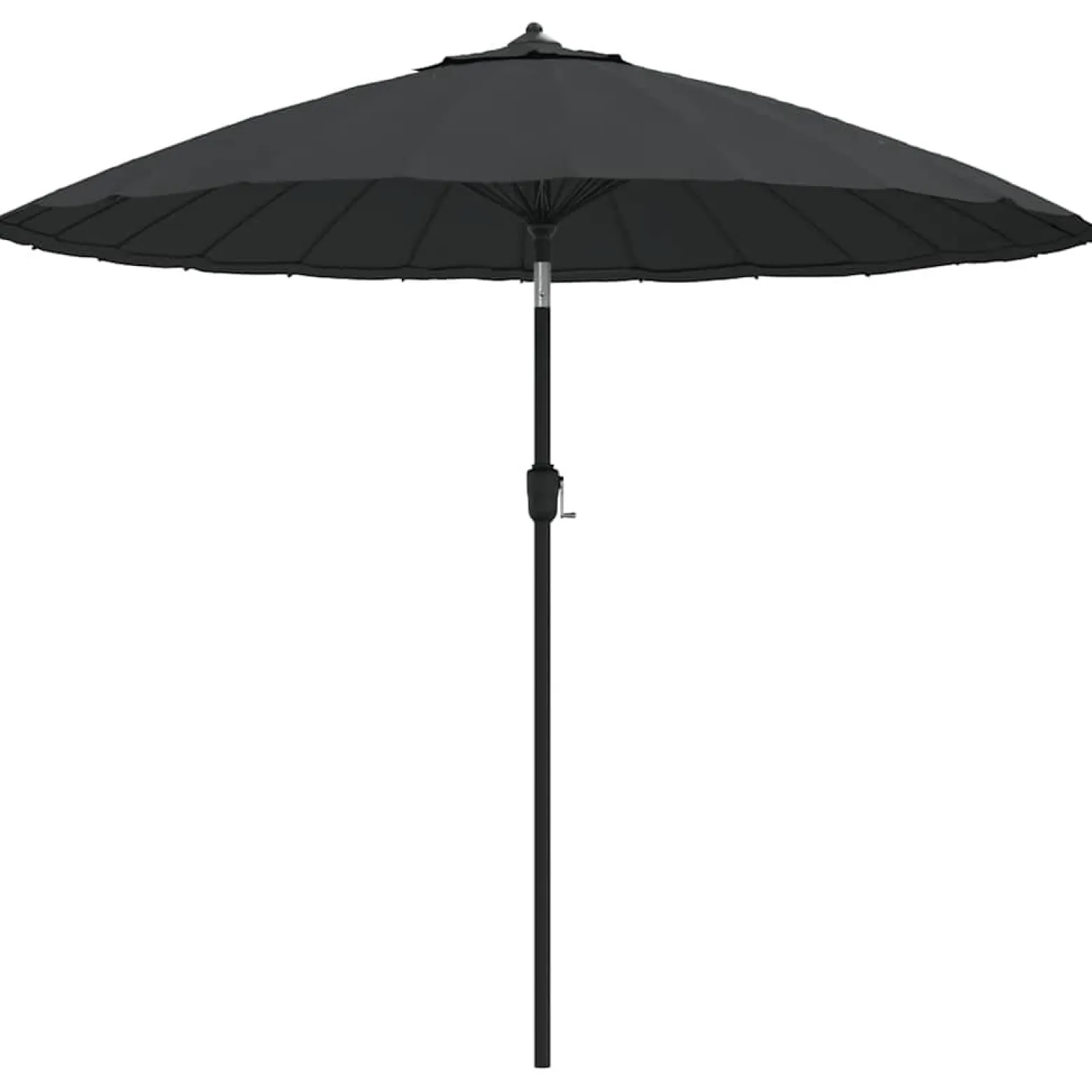 Parasol Ogrodowy Antracytowy Składany Na Słupku Na Taras Ogród Balkon 270