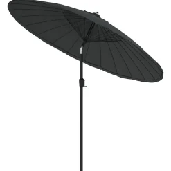 Parasol Ogrodowy Antracytowy Składany Na Słupku Na Taras Ogród Balkon 270