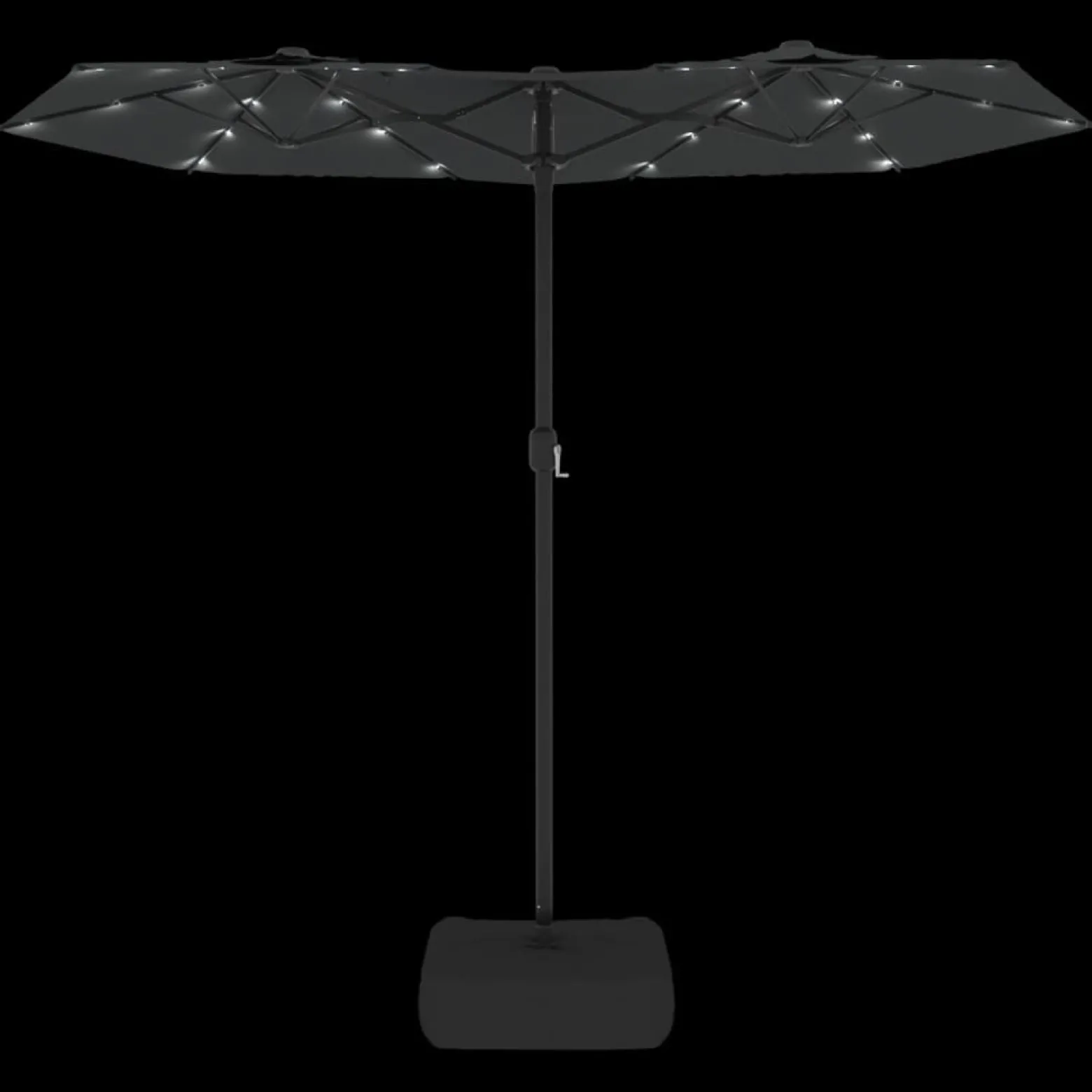 Parasol ogrodowy Antracyt vidaXL