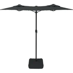 Parasol ogrodowy Antracyt vidaXL