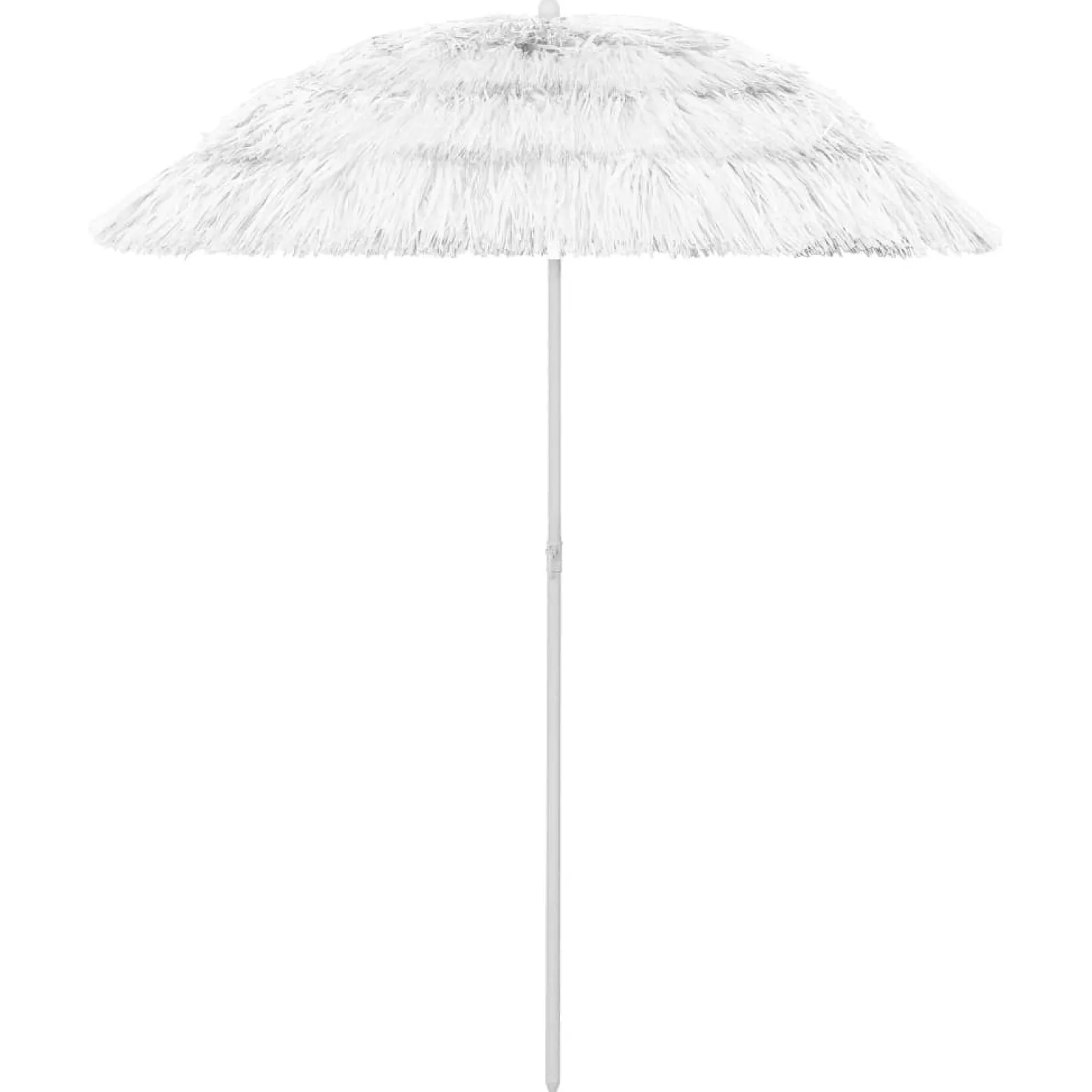 Parasol Ogrodowy Biały Plażowy w Hawajskim Stylu 180 cm