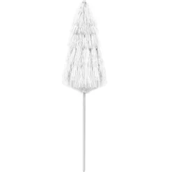 Parasol Ogrodowy Biały Plażowy w Hawajskim Stylu 180 cm