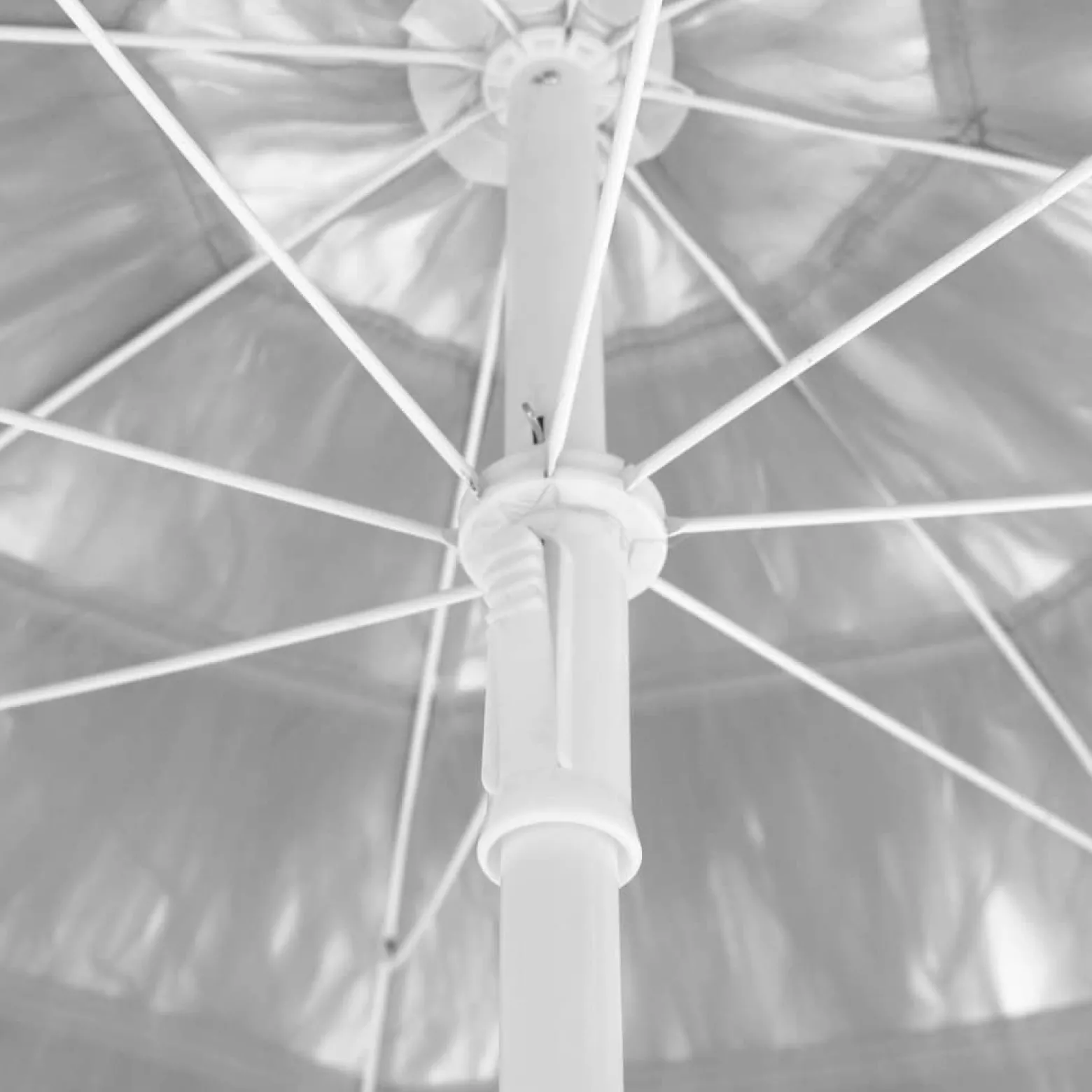 Parasol Ogrodowy Biały Plażowy w Hawajskim Stylu 180 cm