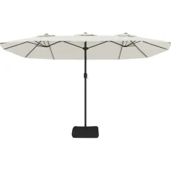 Parasol ogrodowy Biały vidaXL
